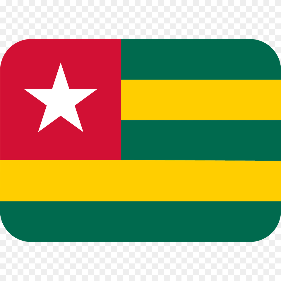 Togo Flag Emoji Clipart, Symbol, Star Symbol Png