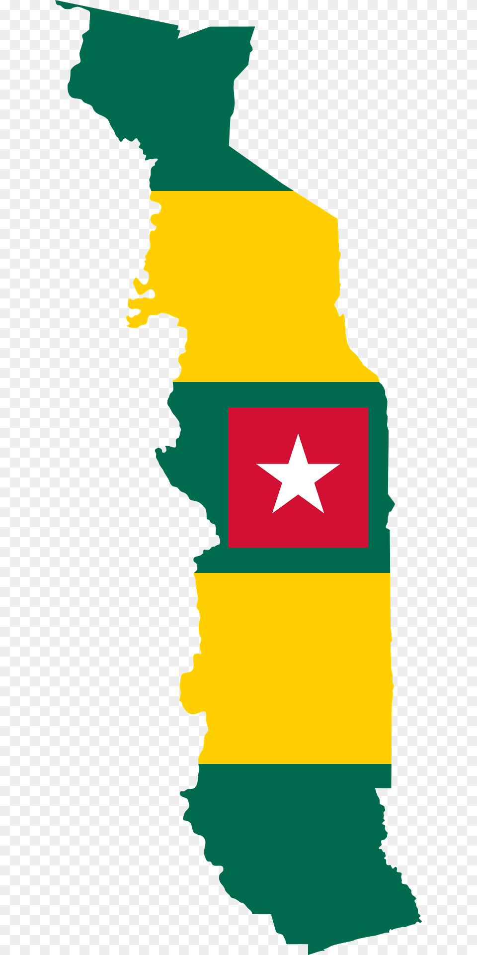 Togo Flag Map Clipart, Neighborhood, Chart, Plot, Person Png Image