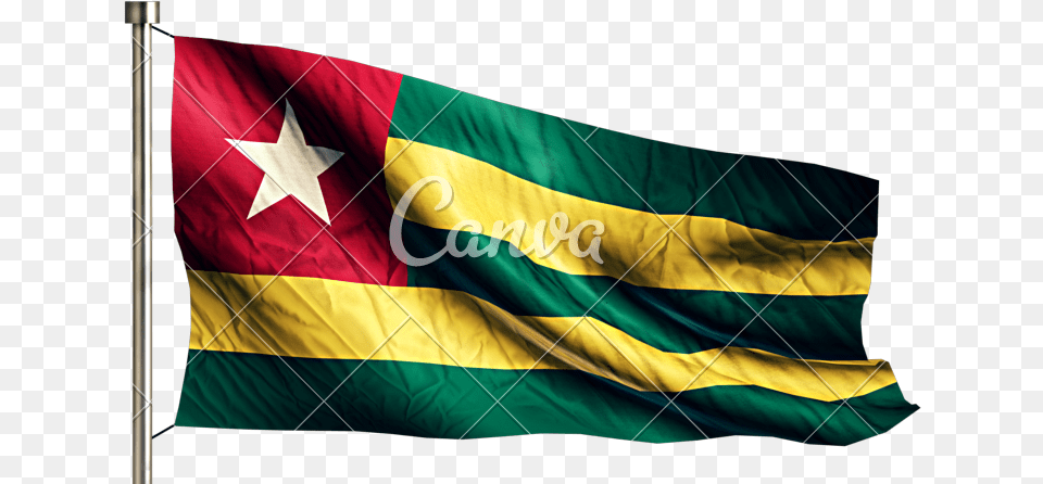 Togo Flag White Free Png Download