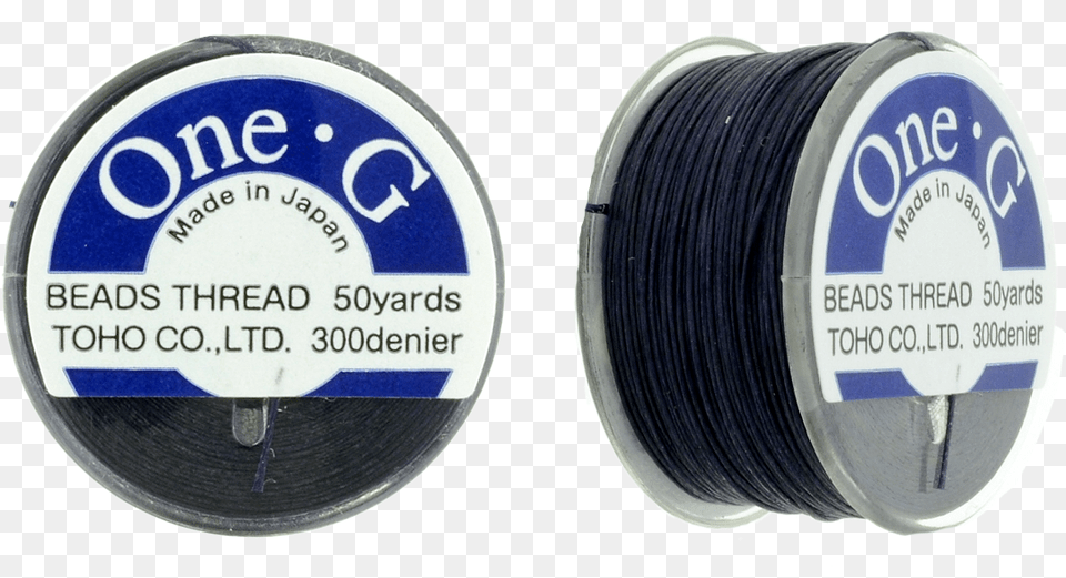 Toho One G Nylon Beading Thread Navy Blue 50 Yards Wire Free Png