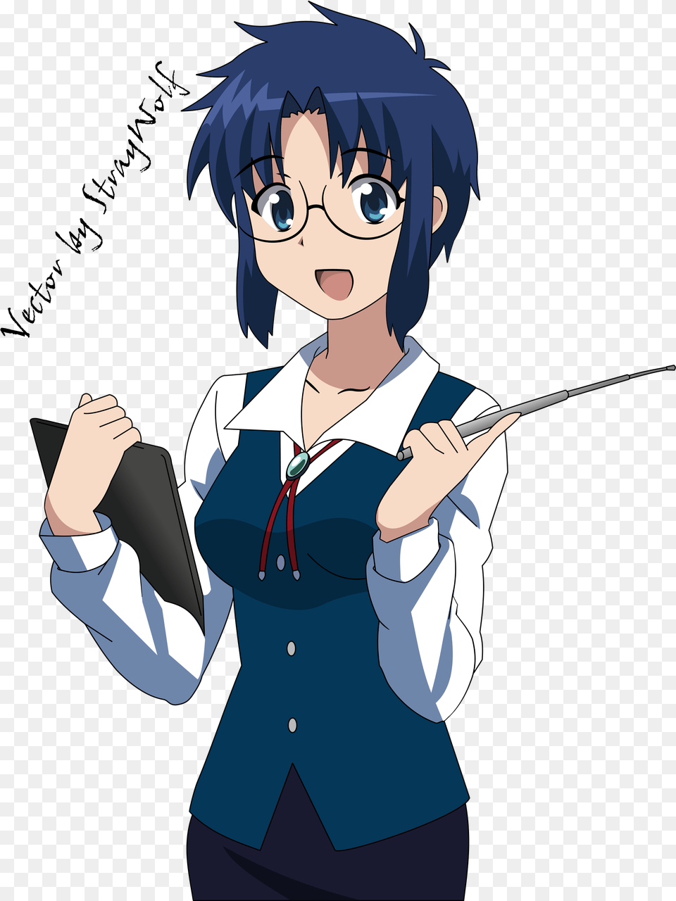 Tohohoe New Anime No Voice Acting Though Erm Another Anime Teacher Transparent Background, Publication, Book, Comics, Woman Png