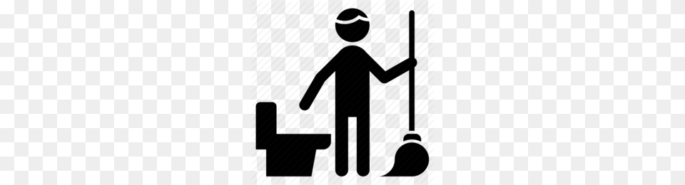 Toilet Clipart, Cleaning, Person Png Image
