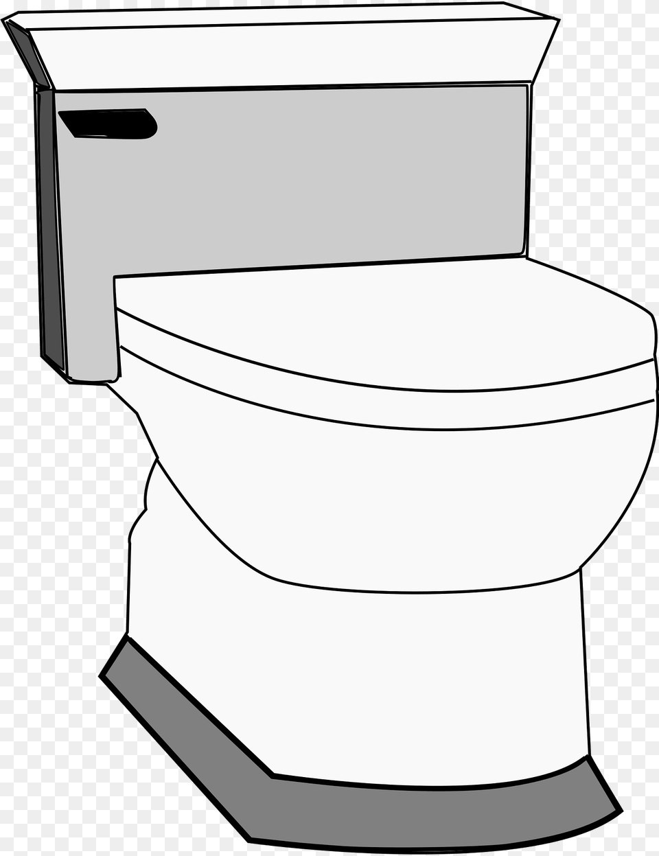 Toilet Clipart, Indoors, Bathroom, Room, Mailbox Png Image