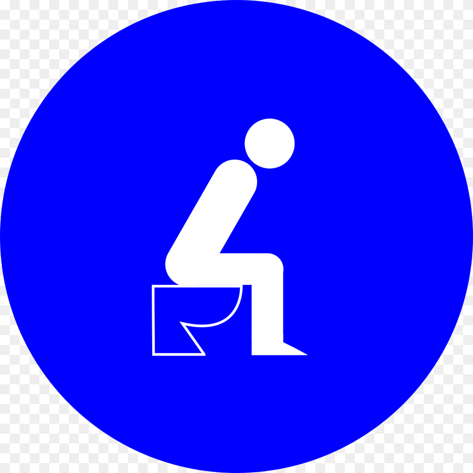 Toilet Crapping Bathroom Restrooms Sitting Man Sitting On Toilet, Sign, Symbol, Text, Disk Png Image