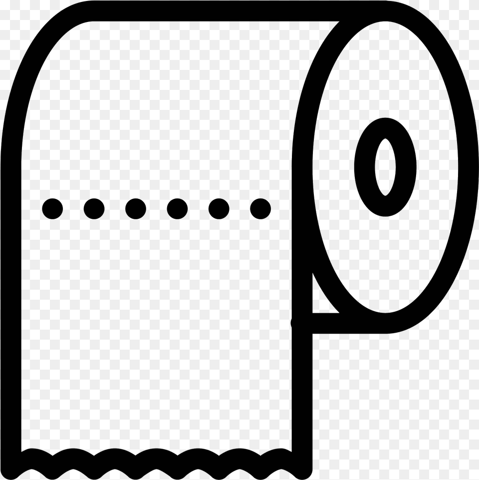 Toilet Paper Icon Icons Toilet Paper, Gray Free Png