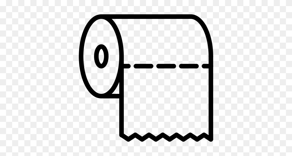 Toilet Paper Icon With And Vector Format For Unlimited, Gray Free Png Download
