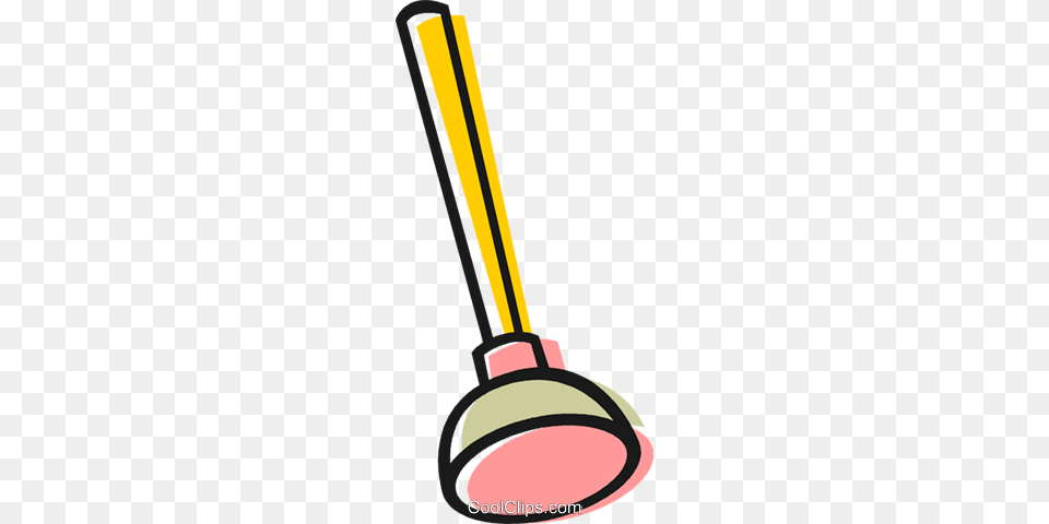 Toilet Plunger Royalty Vector Clip Art Illustration, Grass, Lighting, Plant, Device Png
