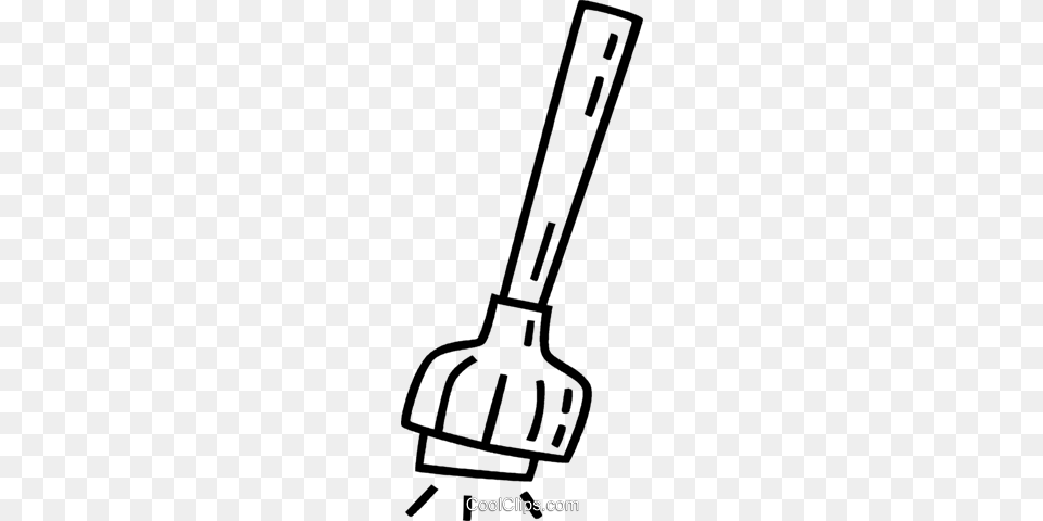 Toilet Plunger Royalty Vector Clip Art Illustration, Smoke Pipe, Device Png