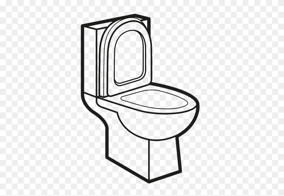 Toilet Seat Down Clip Art, Indoors, Bathroom, Room, Plant Png Image