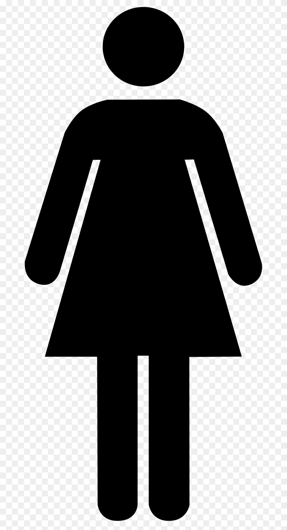 Toilet Women, Gray Free Png Download