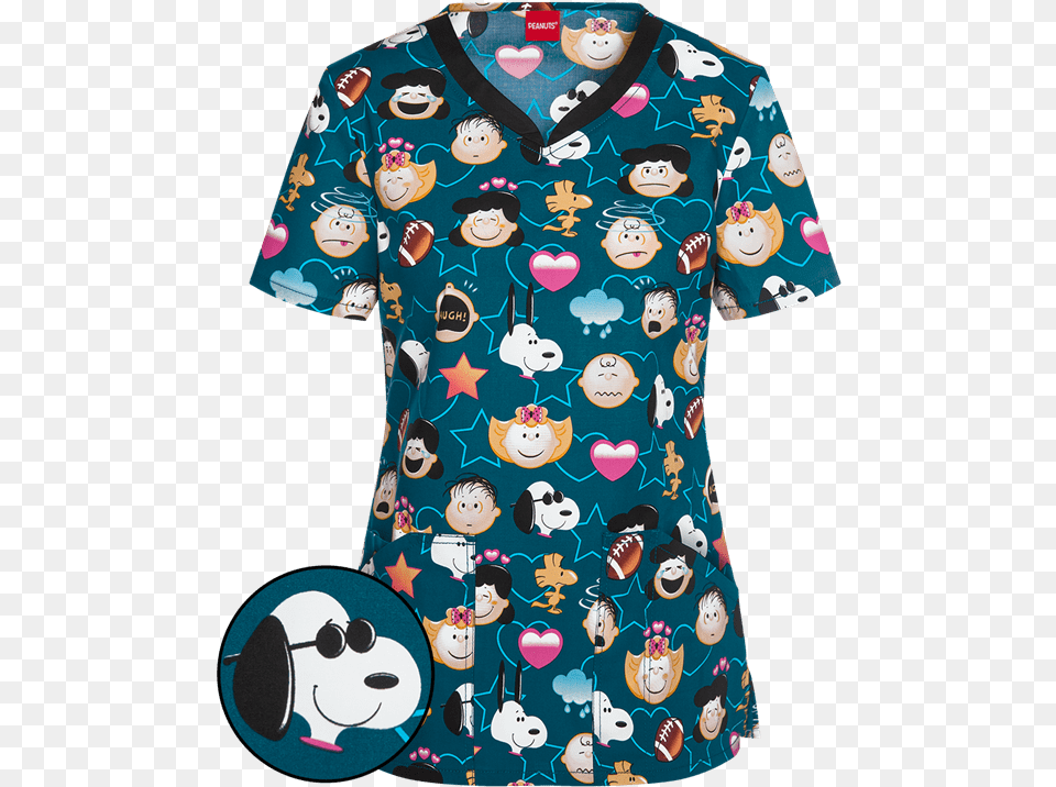 Tokidoki Scrub Top, Clothing, Shirt, Dress, Formal Wear Free Png Download