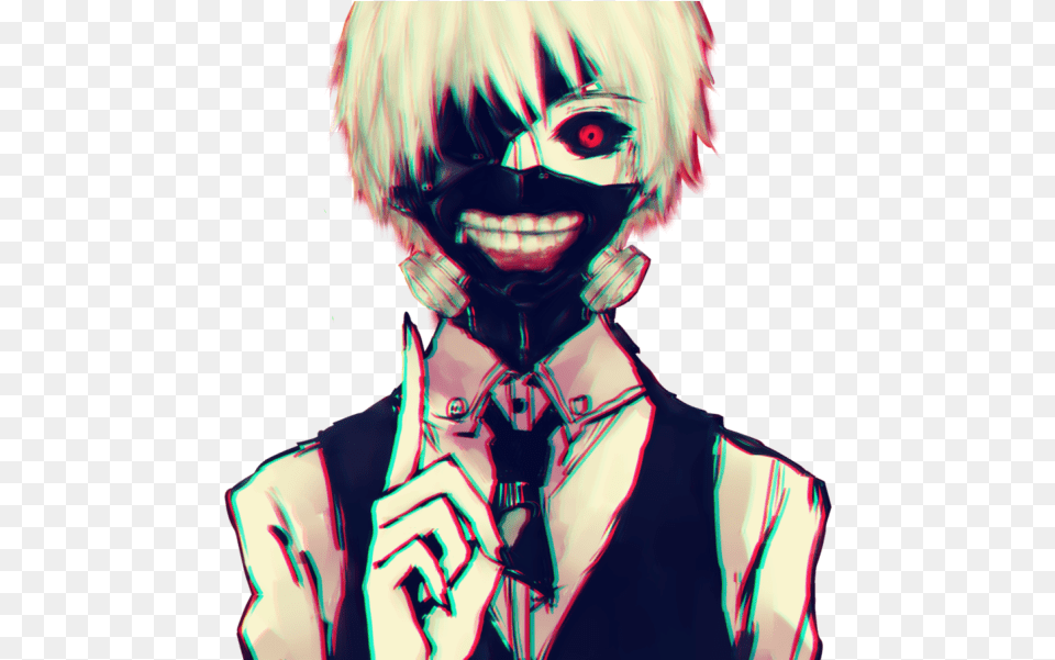 Tokyo Ghoul Anime Gore, Accessories, Publication, Person, Man Png