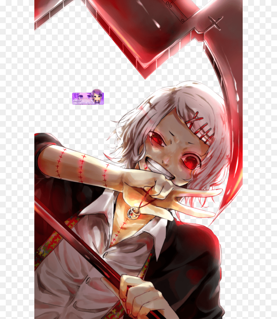 Tokyo Ghoul Characters Suzuya Wallpapers Juuzou Tokyo Ghoul Render, Publication, Book, Comics, Adult Png Image