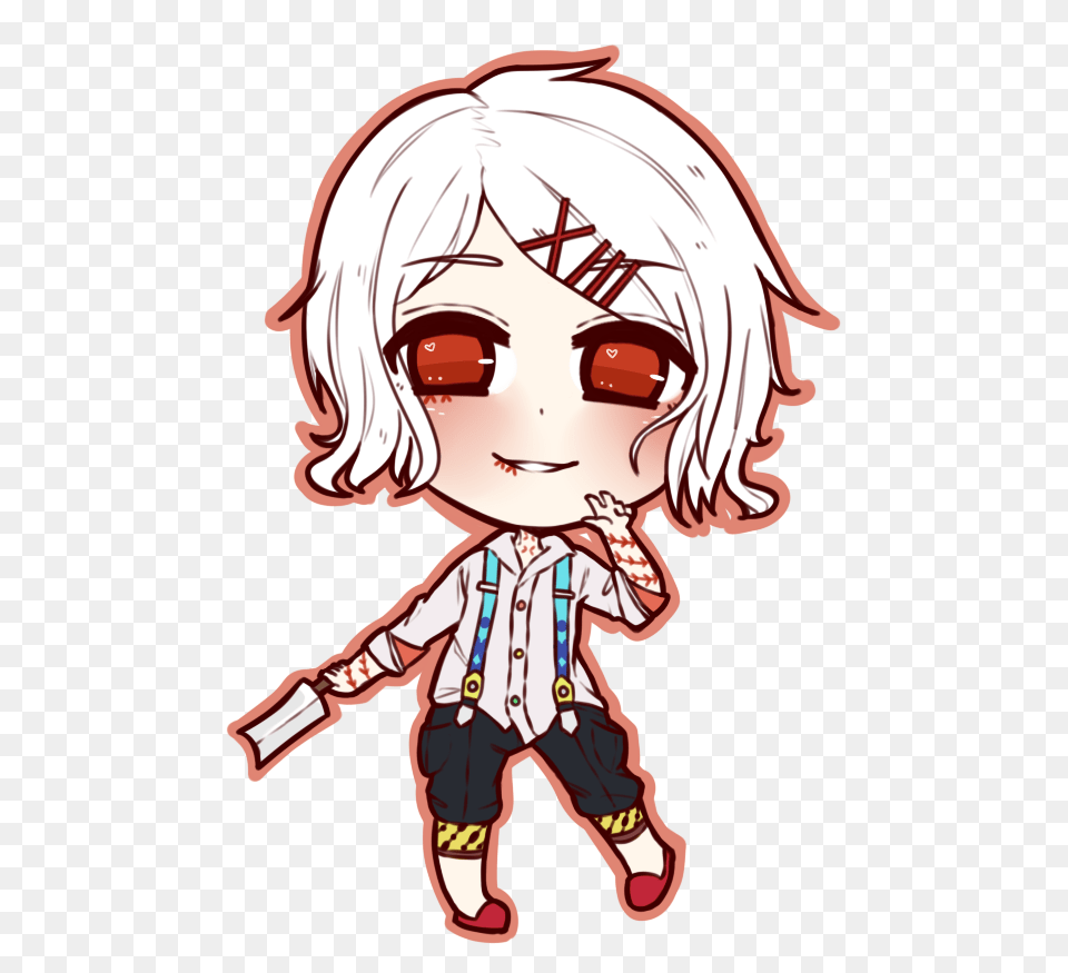 Tokyo Ghoul Chibi Image, Book, Comics, Publication, Baby Png