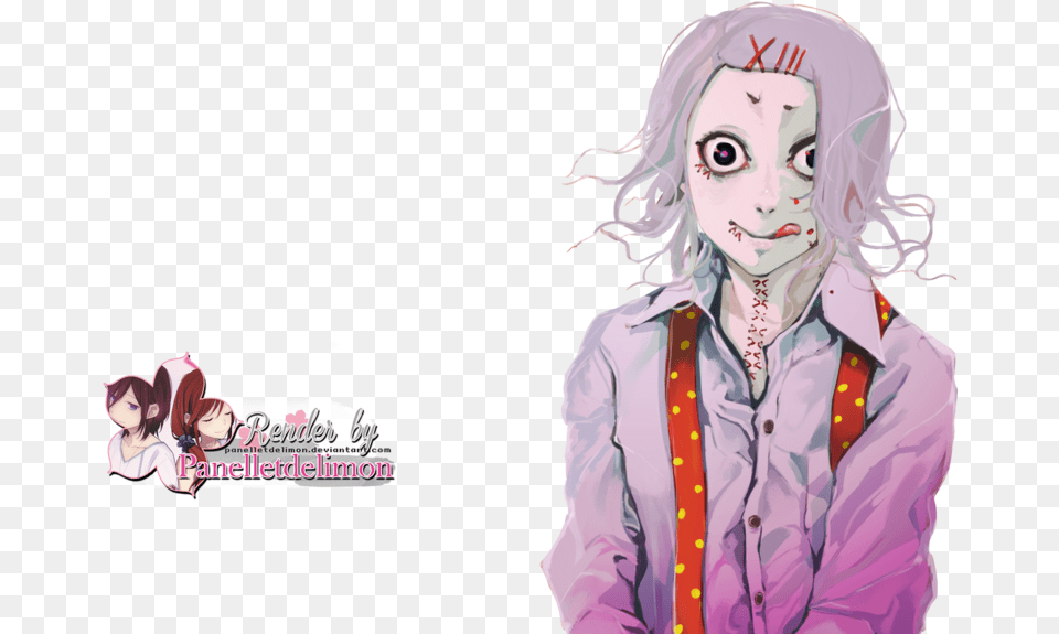 Tokyo Ghoul Juuzou Tokyo Ghoul Render, Book, Clothing, Coat, Comics Png Image