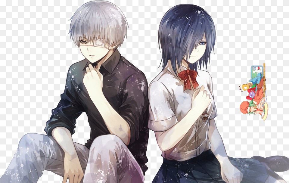 Tokyo Ghoul Kaneki And Touka Download, Adult, Publication, Person, Female Free Png