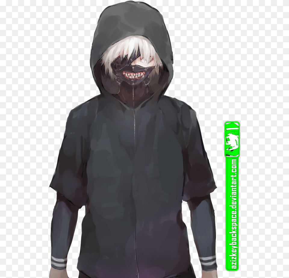 Tokyo Ghoul Kaneki Ken Cosplay Costume, Sweatshirt, Clothing, Coat, Sweater Free Transparent Png