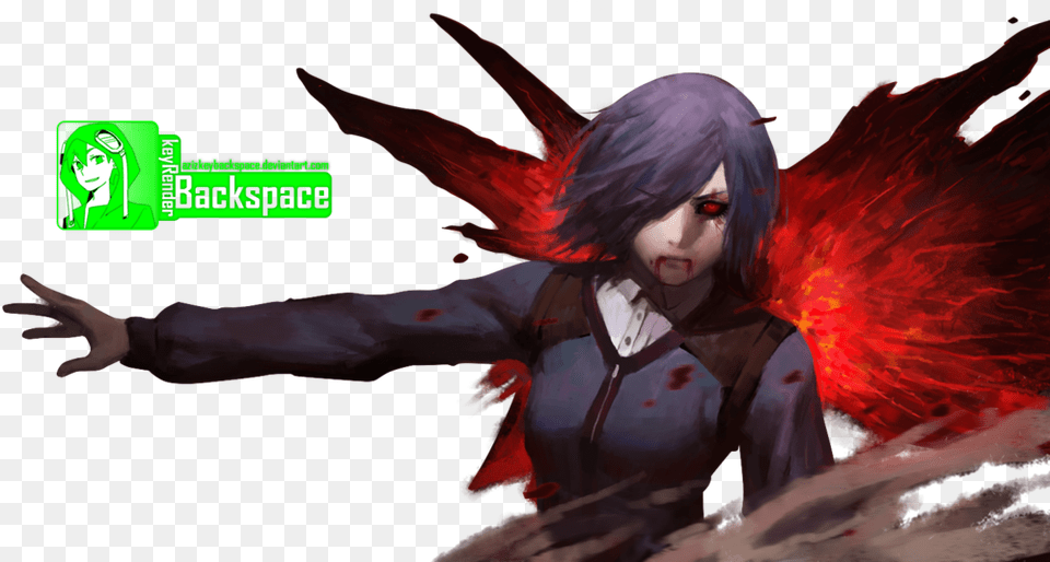 Tokyo Ghoul Touka Render, Book, Comics, Publication, Adult Png