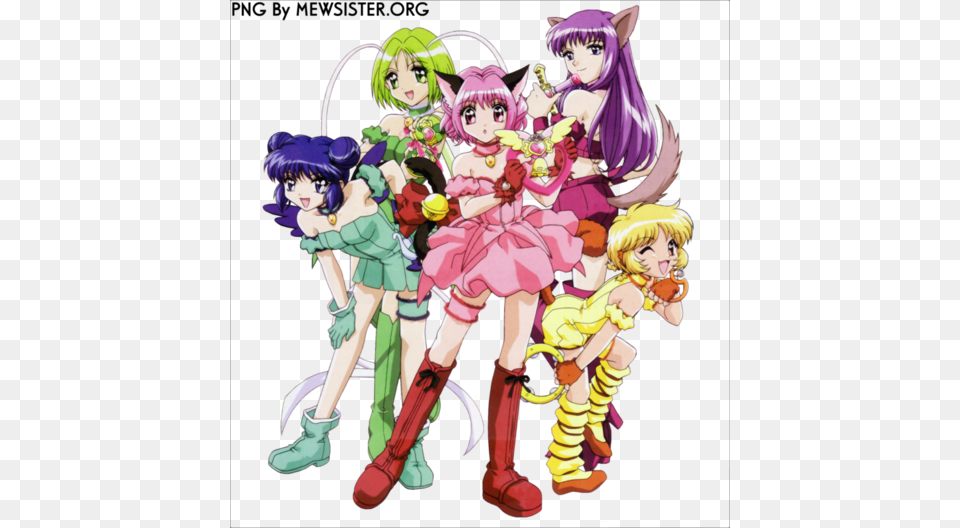 Tokyo Mew Mew Image Tokyo Mew Mew Character Songs Megamix, Book, Comics, Publication, Manga Free Png Download