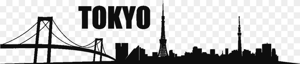 Tokyo Skyline Silhouette, City Free Transparent Png