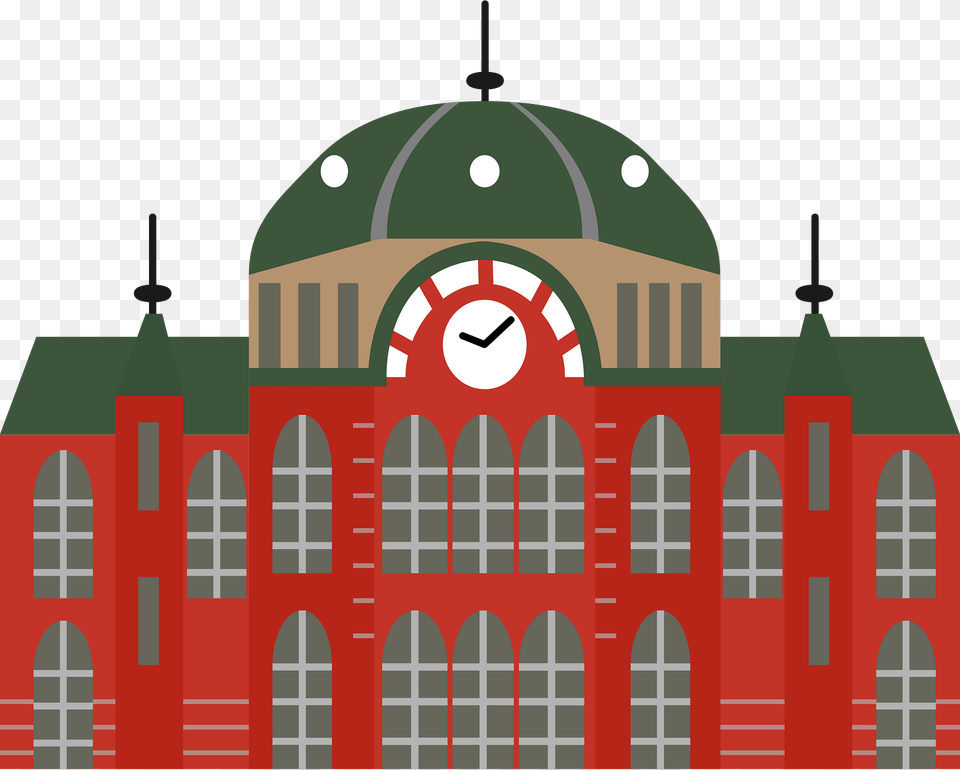 Tokyo Station Clipart, Architecture, Building, Clock Tower, Tower Free Transparent Png