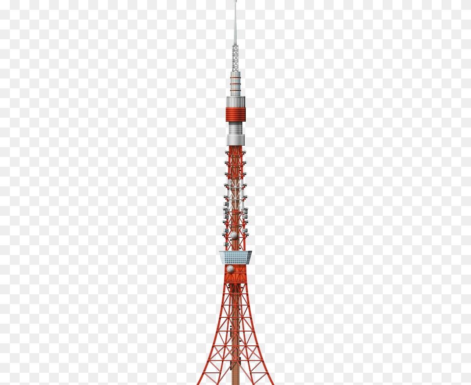 Tokyo Tower Bicycle Frame, Architecture, Building, Landmark, Tokyo Tower Free Transparent Png