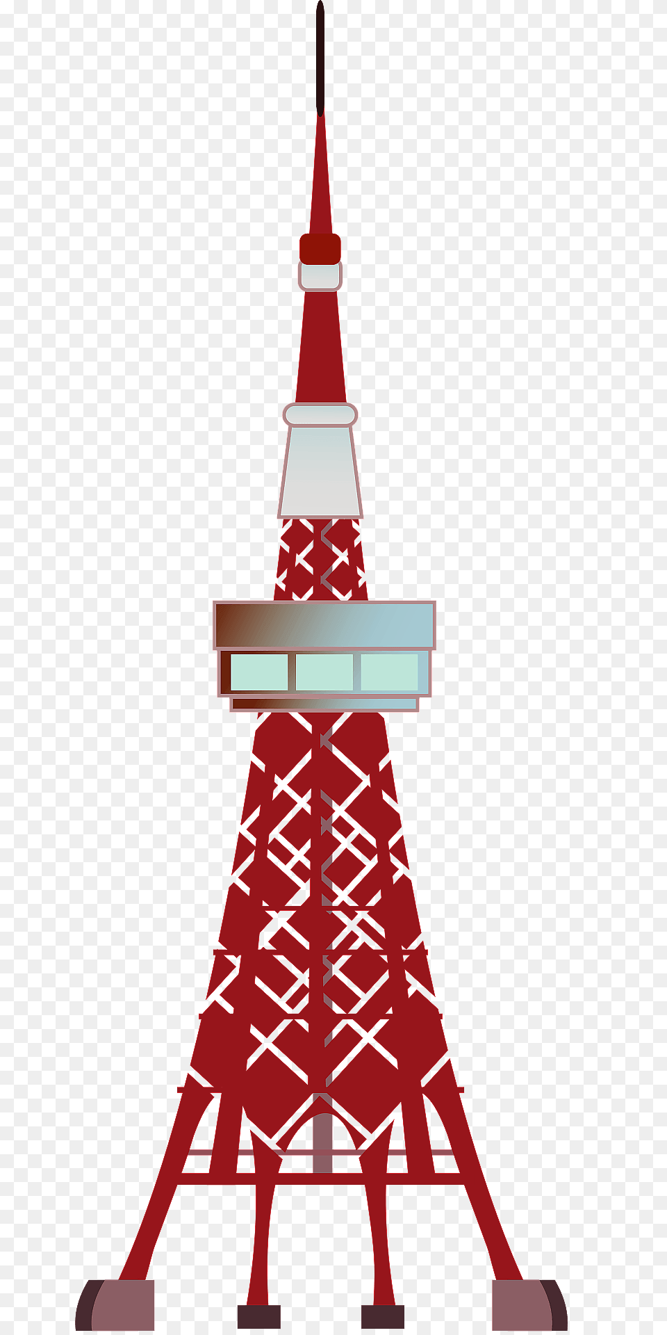 Tokyo Tower Clipart, Architecture, Building, Spire, Rocket Free Png Download
