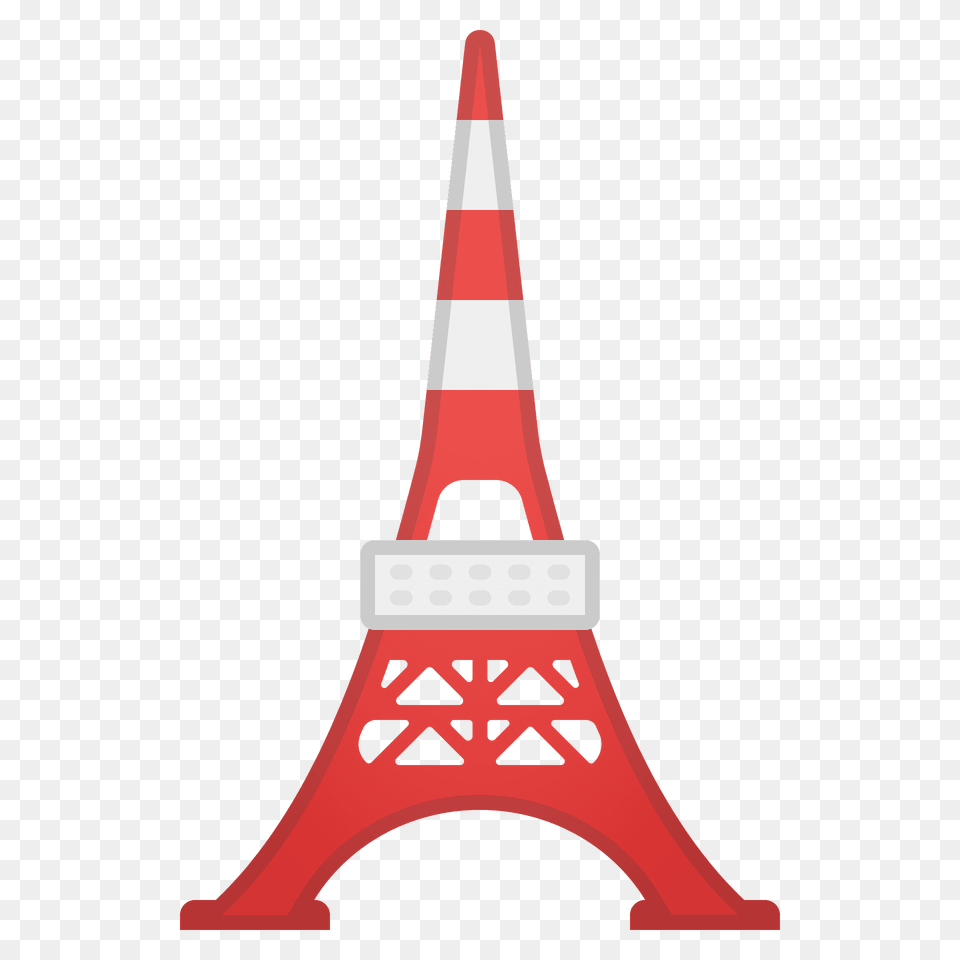 Tokyo Tower Emoji Clipart, Cone, Rocket, Weapon Png