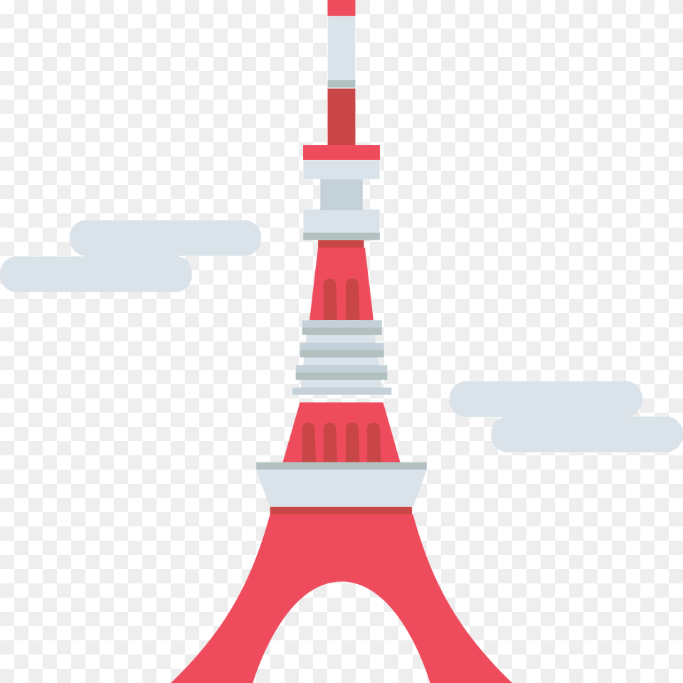 Tokyo Tower Emoji Clipart, City, Cutlery, Fork Free Png Download