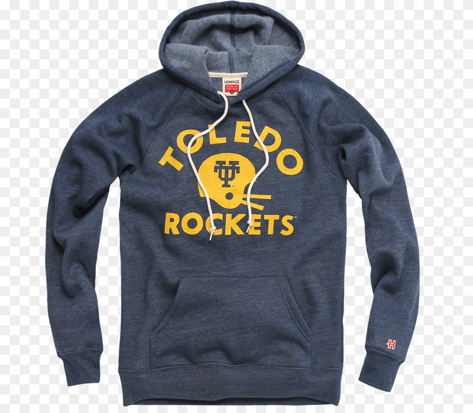 Toledo Rockets Vintage Hoodie University Of Logo, Clothing, Knitwear, Sweater, Sweatshirt Png