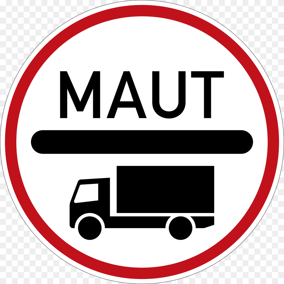 Toll Road For Heavy Lorries Clipart, Sign, Symbol, Road Sign Free Png Download