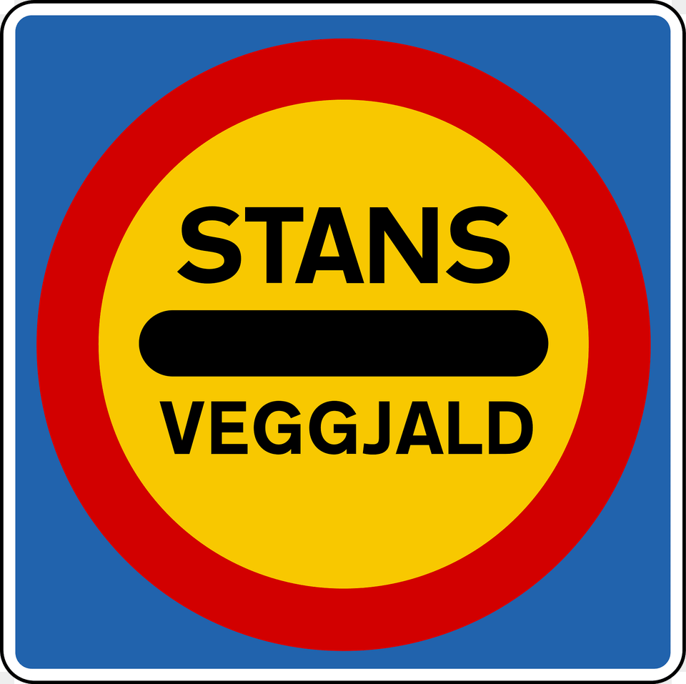 Toll Sign In Iceland Clipart, Symbol, Road Sign Png