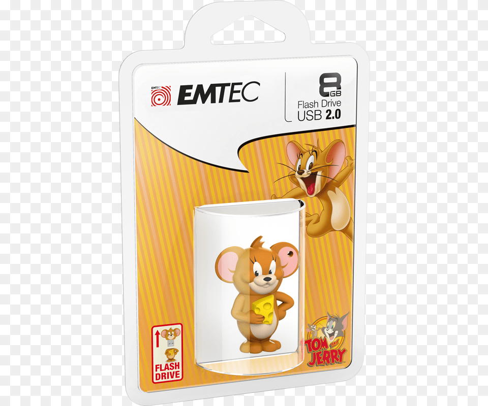 Tom Amp Jerry Jerry Cardboard 8gb Usb Stick, Paper Free Transparent Png