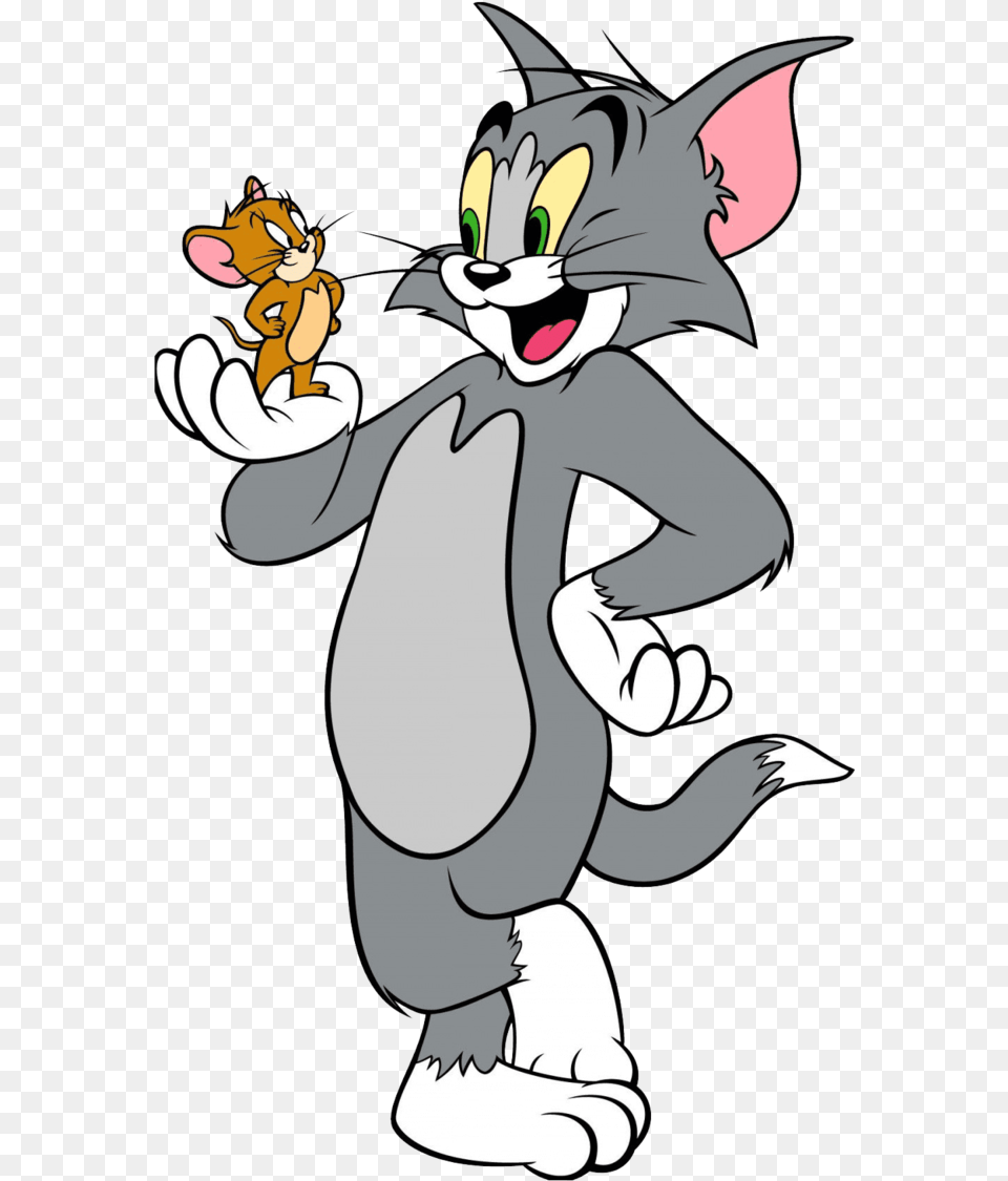 Tom And Jerry, Cartoon, Baby, Person, Book Free Png Download