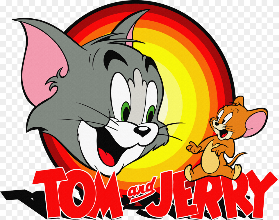 Tom And Jerry Cartoon Logo Image Tom Jerry Images, Book, Comics, Publication, Baby Free Png Download
