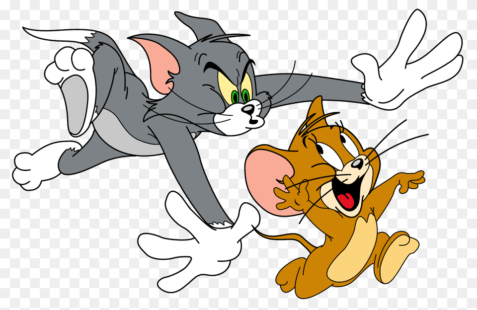 Tom And Jerry Clip Art, Book, Comics, Publication, Cartoon Free Png Download