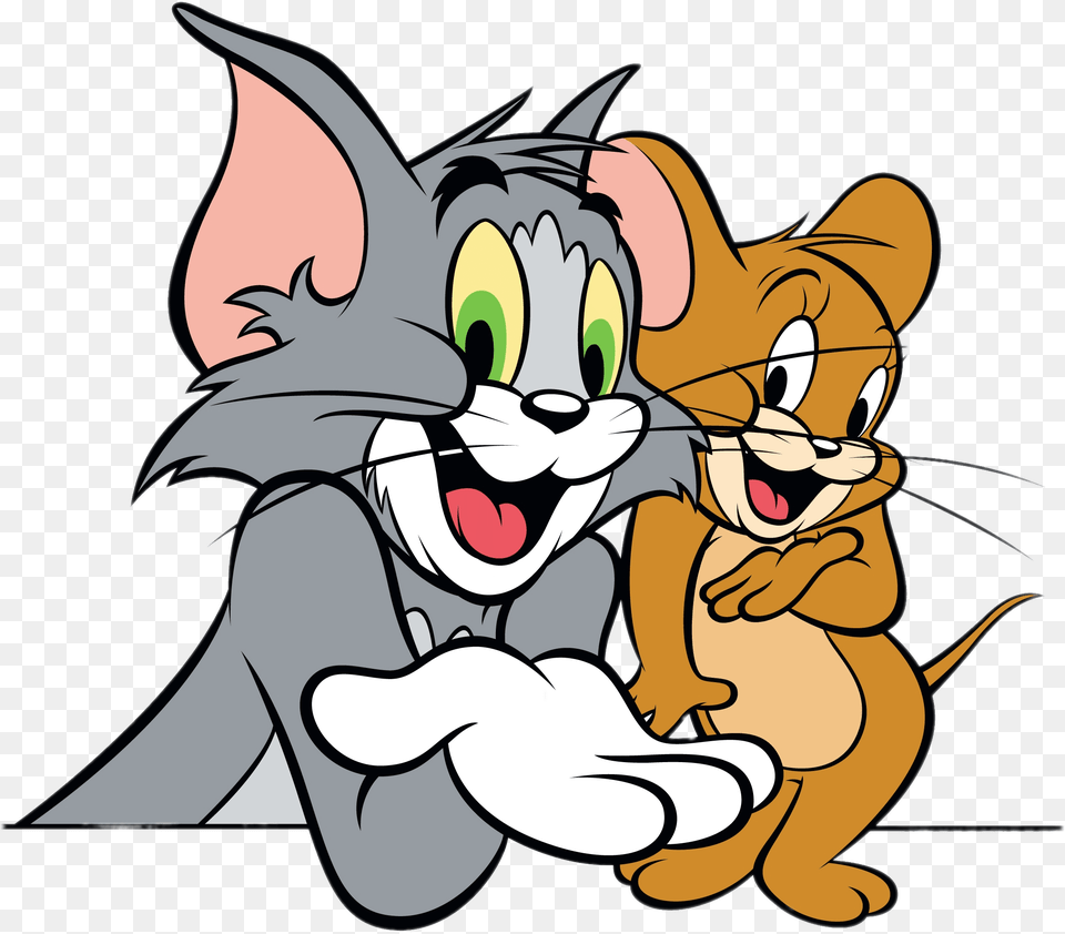 Tom And Jerry Friends Transparent Tom And Jerry Animated, Cartoon, Book, Comics, Publication Free Png