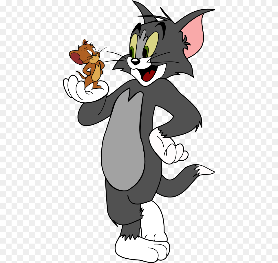 Tom And Jerry Happy, Cartoon, Book, Comics, Publication Free Png Download