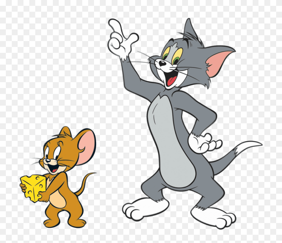 Tom And Jerry Happy, Cartoon, Book, Comics, Publication Png
