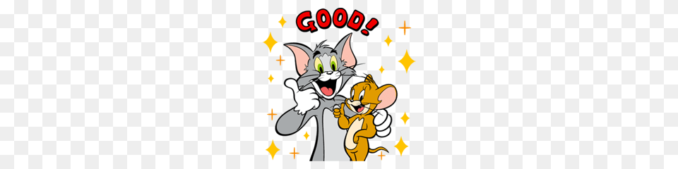 Tom And Jerry Sticker, Book, Comics, Publication, Cartoon Free Png