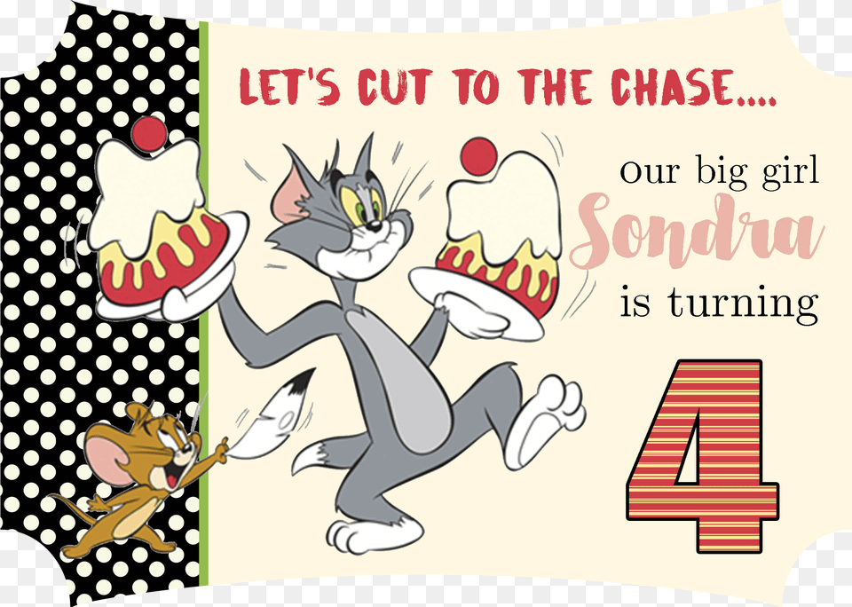 Tom And Jerry Tales Tickle Joyeux Anniversaire Tom Et Jerry, Baby, Person, Text, Book Png