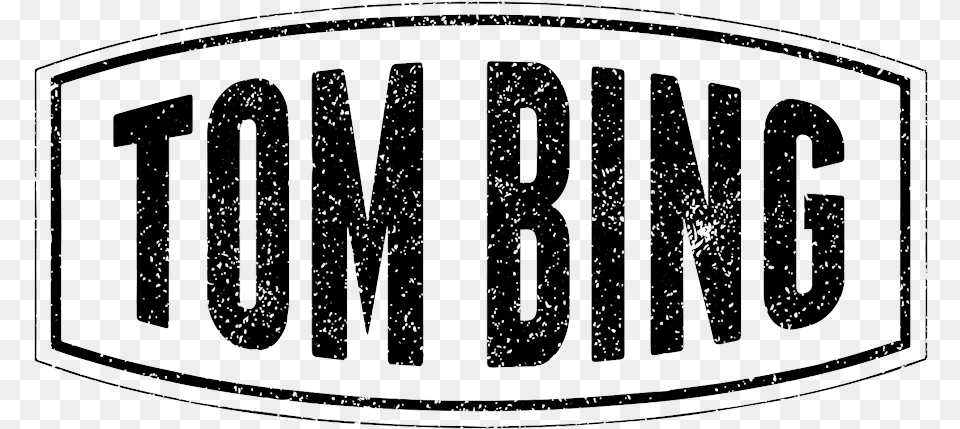 Tom Bing Logo Format1000w Emblem, Text, Blackboard Png