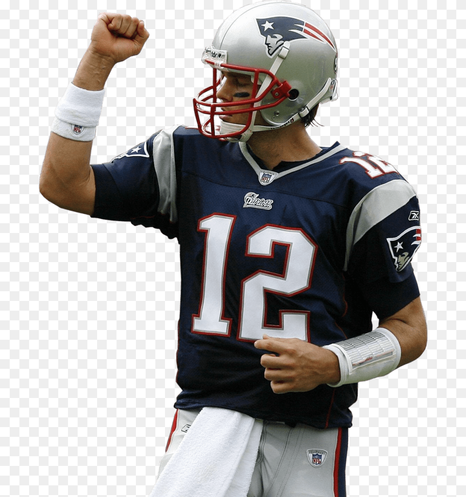 Tom Brady New England Patriots, Helmet, Playing American Football, Person, Sport Free Transparent Png