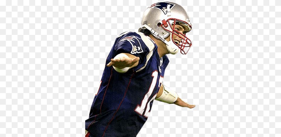 Tom Brady New England Patriots, Helmet, Sport, American Football, Playing American Football Free Png Download