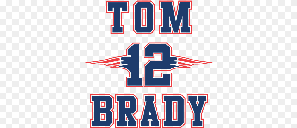 Tom Brady Number 12 Logo, Text, Scoreboard Png