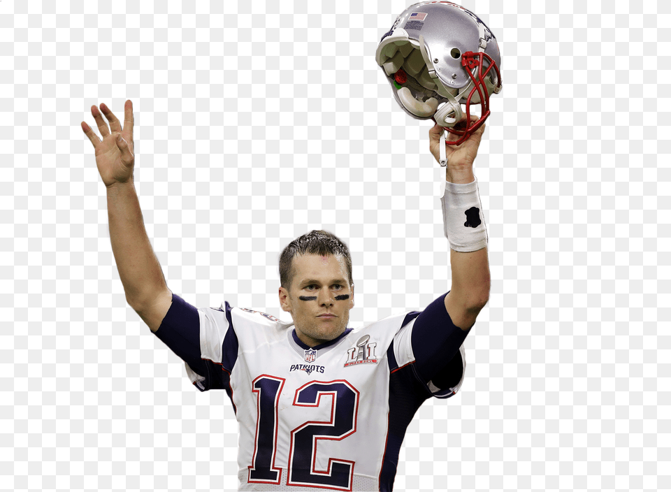 Tom Brady Suspects His Super Bowl Jersey Was Stolen, Helmet, Shirt, Clothing, Adult Free Transparent Png