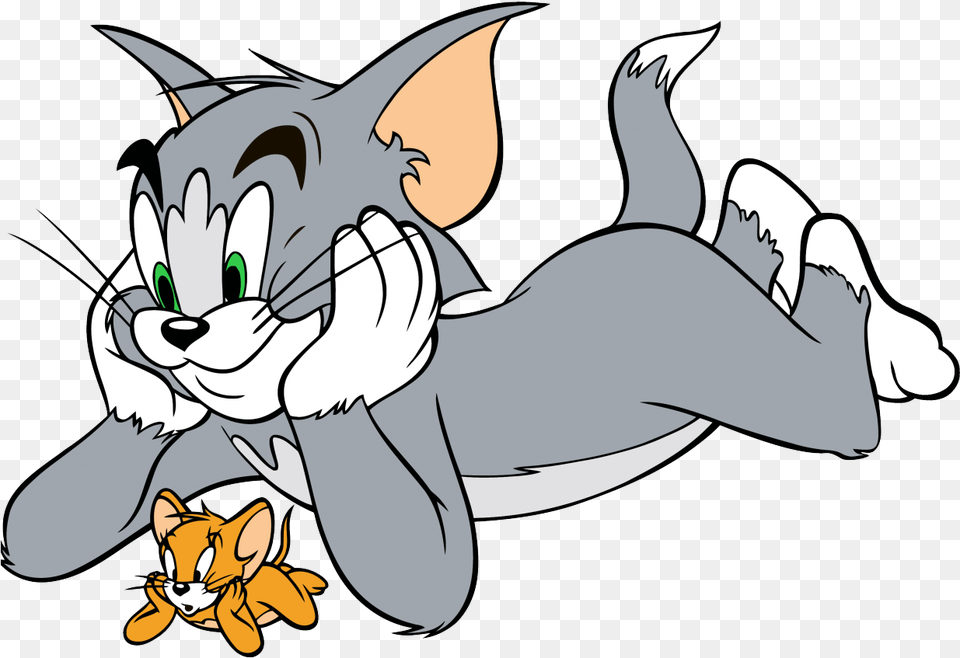 Tom Cat Jerry Mouse Nibbles Screwy Squirrel Tom And Tom And Jerry Reading Book, Cartoon, Baby, Person Free Png Download