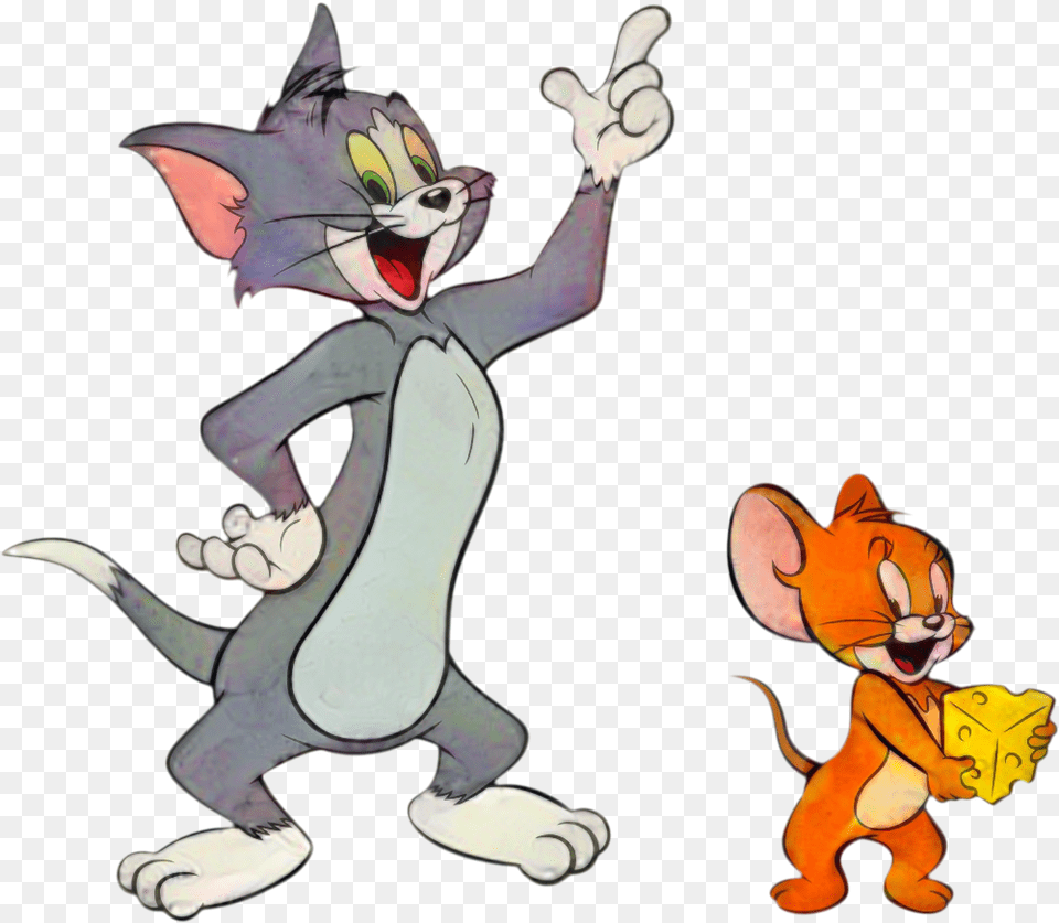 Tom Cat Jerry Mouse Tom And Jerry Wall Decal Drawing Tom The Cat Tom And Jerry, Cartoon, Baby, Person, Animal Free Transparent Png