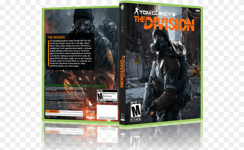 Tom Clancy S The Division Box Art Cover Pc Game, Advertisement, Poster, Adult, Person Png Image