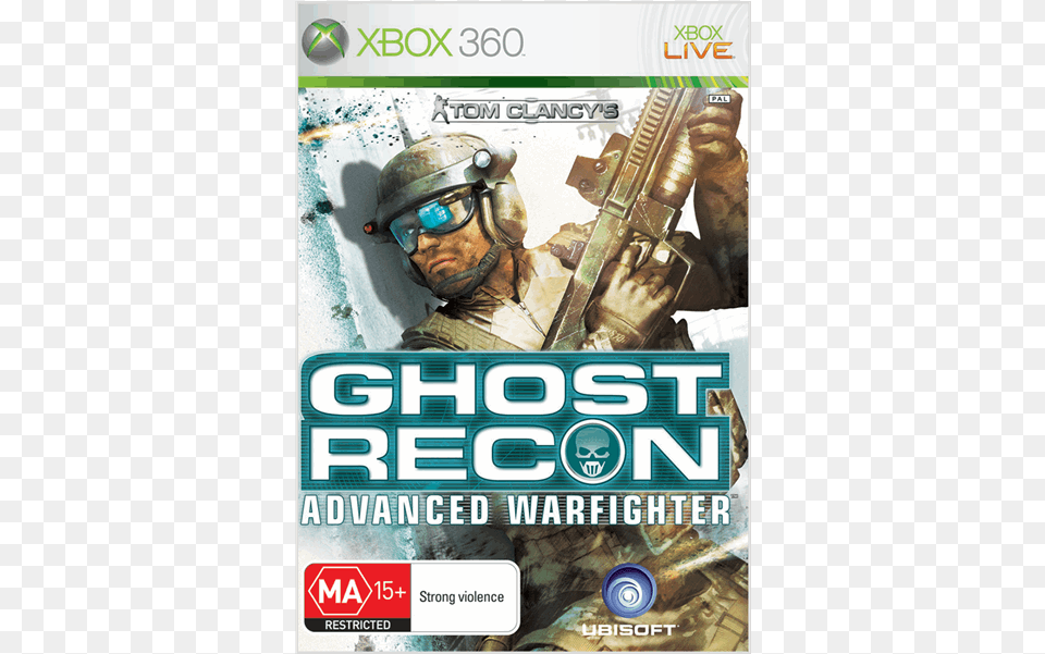 Tom Clancy39s Ghost Recon Advanced Warfighter, Weapon, Advertisement, Firearm, Poster Png Image